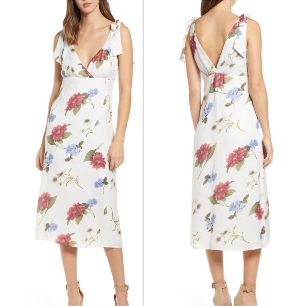 Show Me Your Mumu Arlene Floral Midi Dress M